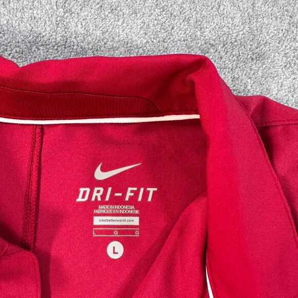 Alabama Crimson Tide Nike Dri-Fit Performance Polo Men's Large Short Sleeve Top - Picture 4 of 10